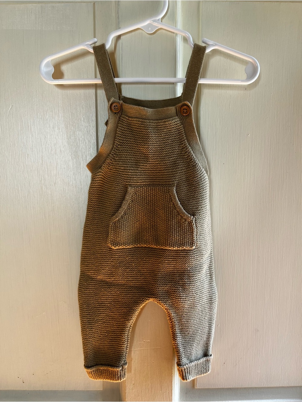 Little Planet Organic Cotton Beige Dungarees